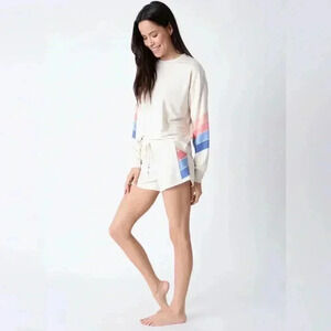 PJ‎ SALVAGE Sunrise Stripe Top
& Shorts Lounge Wear Set Size XL